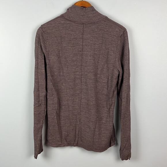 Free people We The Free thermal waffle knit button mock neck pullover - Picture 8 of 10